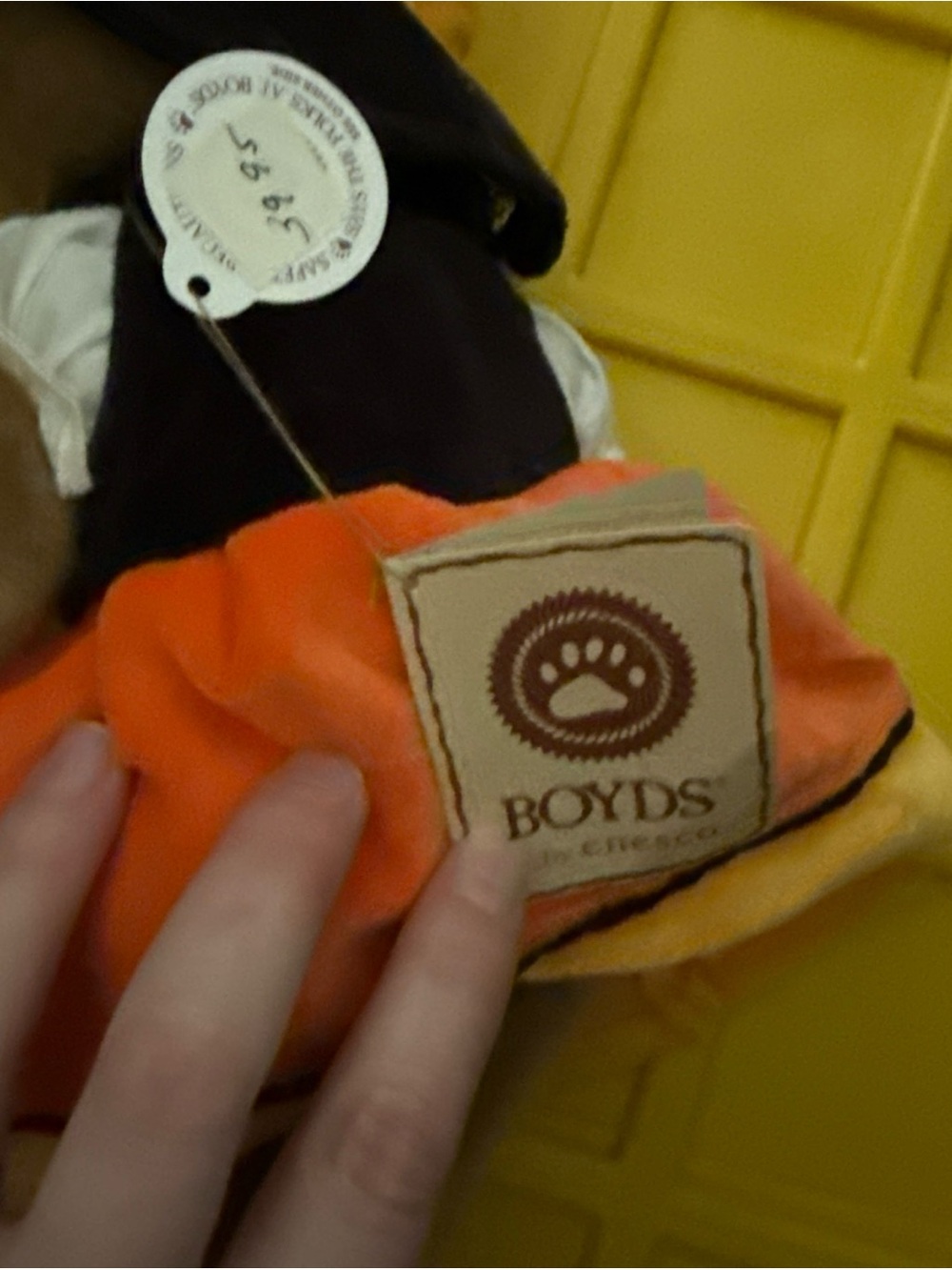 Rare Brand new CiCi Candy Corn Boyds Bear Halloween Witch - Picture 5 of 6